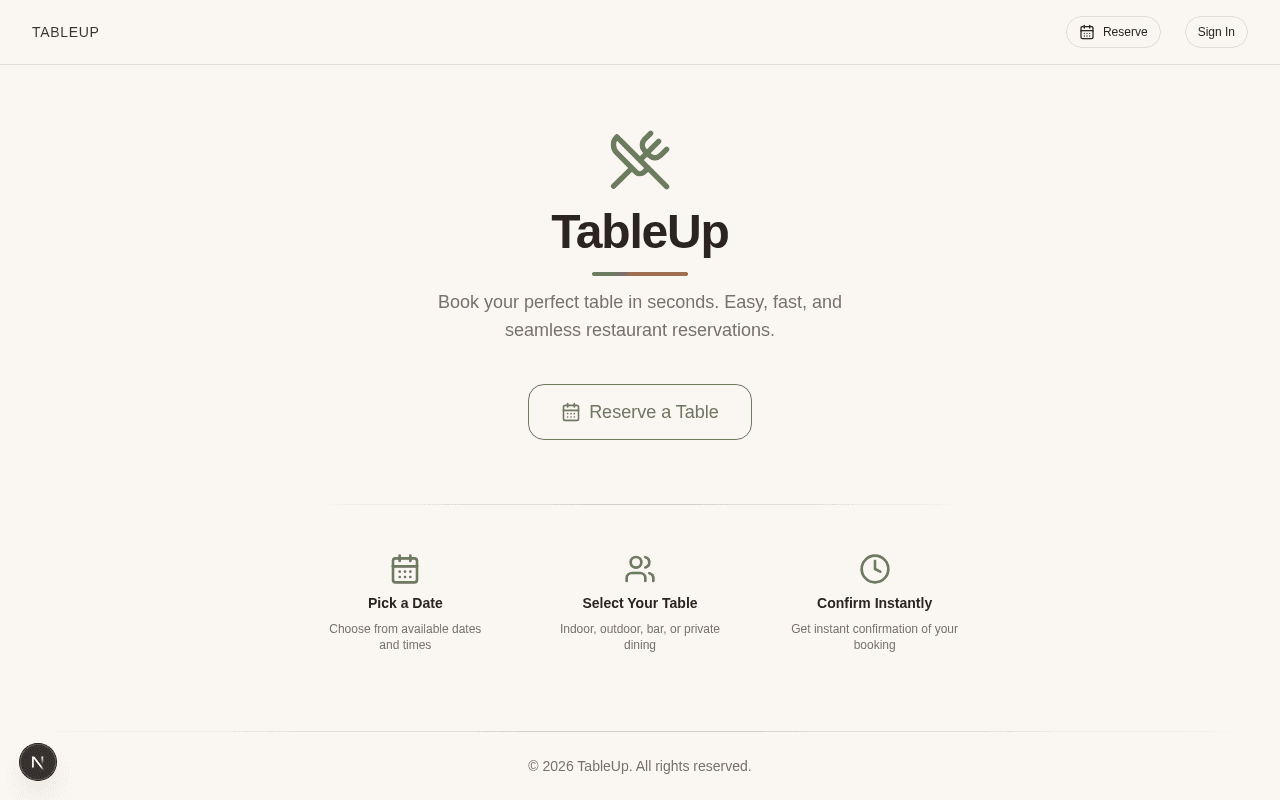 TableUp preview 1